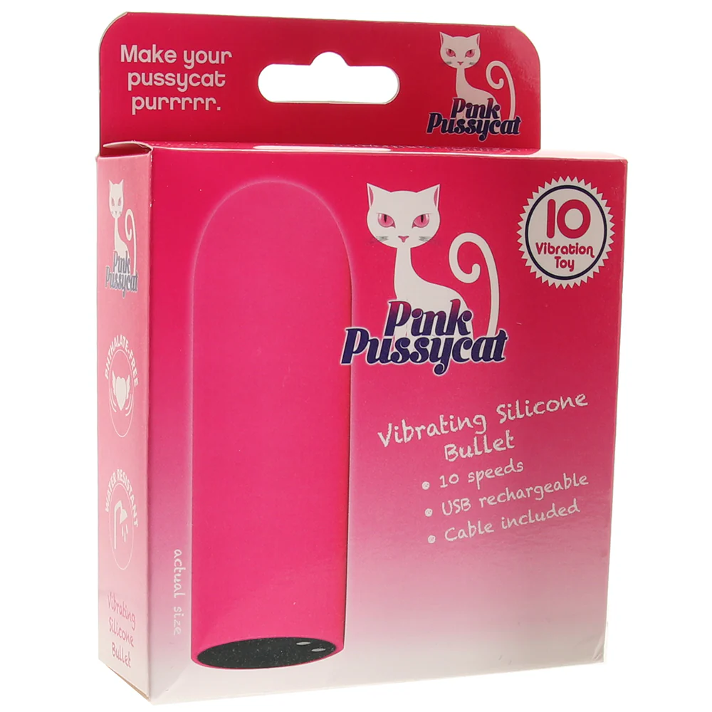 Pink Pussycat Silicone Bullet Vibe - Image 6