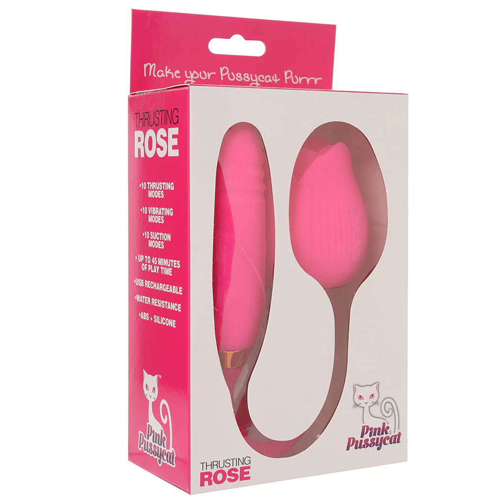 Pink Pussycat Thrusting Rose Vibe - Image 6