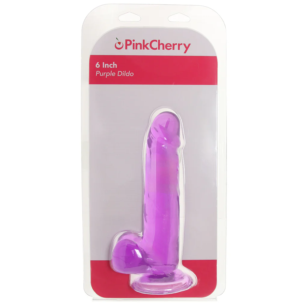 PinkCherry 6 Inch Purple Dildo - Image 7
