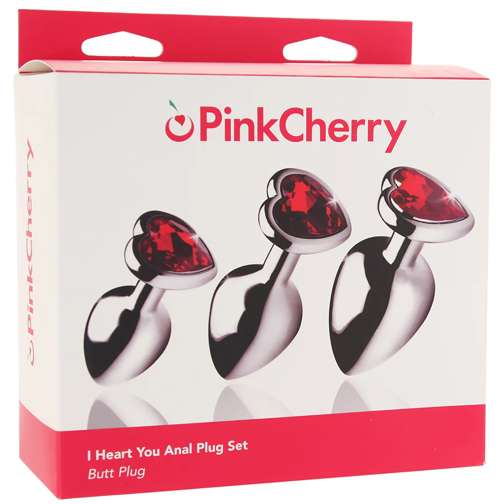 PinkCherry I Heart You Anal Plug Set - Image 6