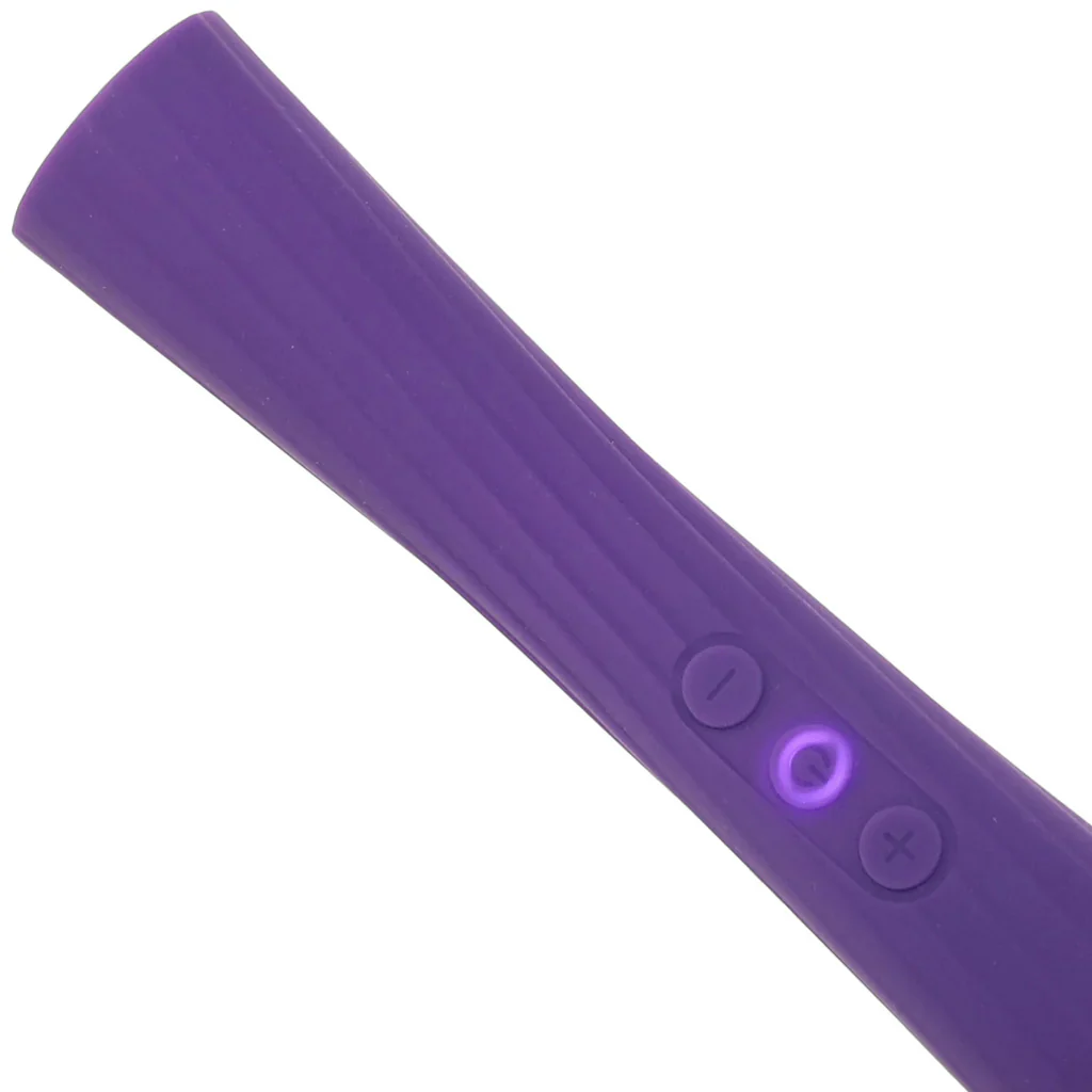 PinkCherry Luxury Slim Rechargeable Wand in Purple - Image 6