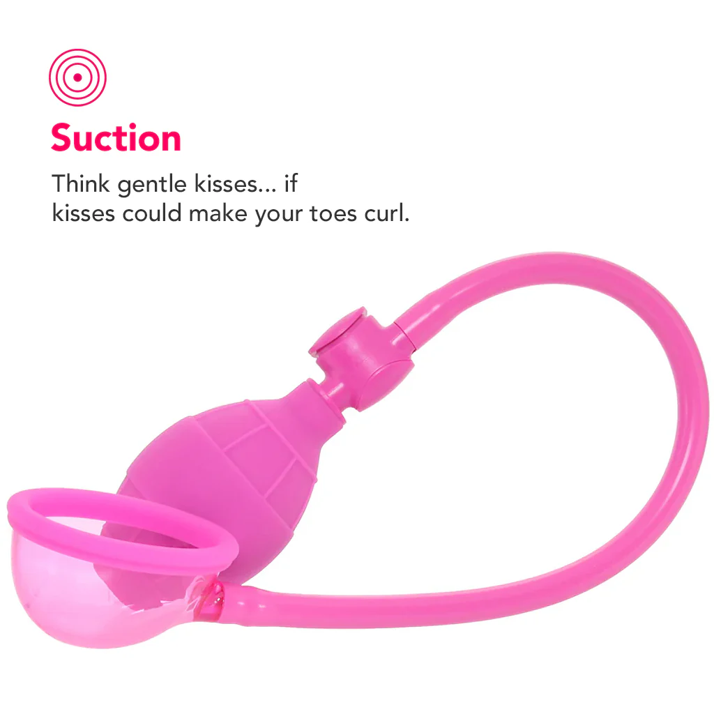 PinkCherry Mini Silicone Clitoral Pump in Pink - Image 3