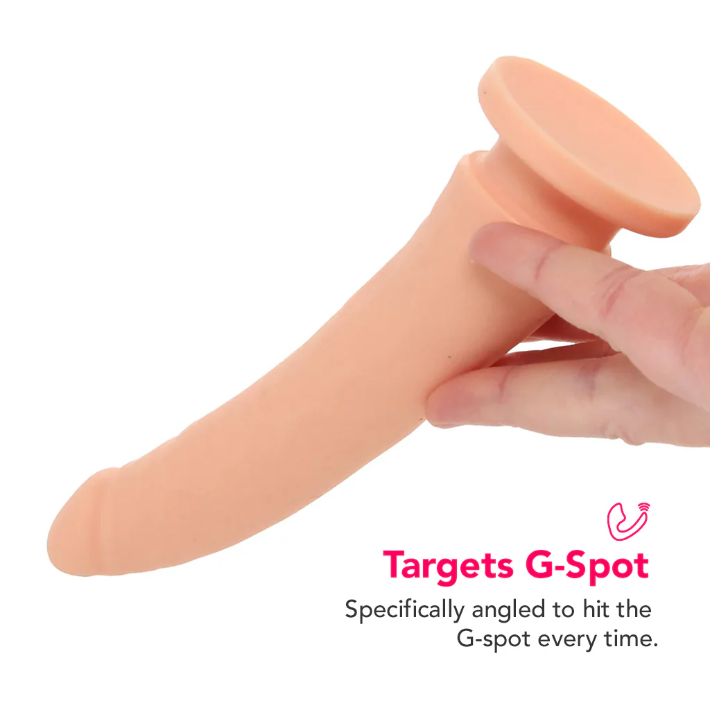 PinkCherry Premium 7.5 Inch Light Silicone Realistic Dildo - Image 3