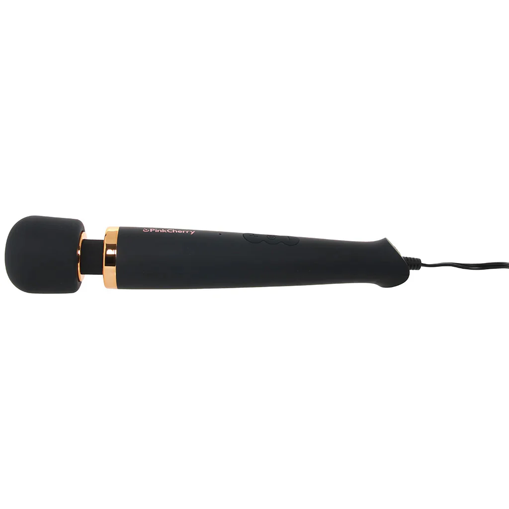 PinkCherry Premium Powered Wand in Black - Image 8