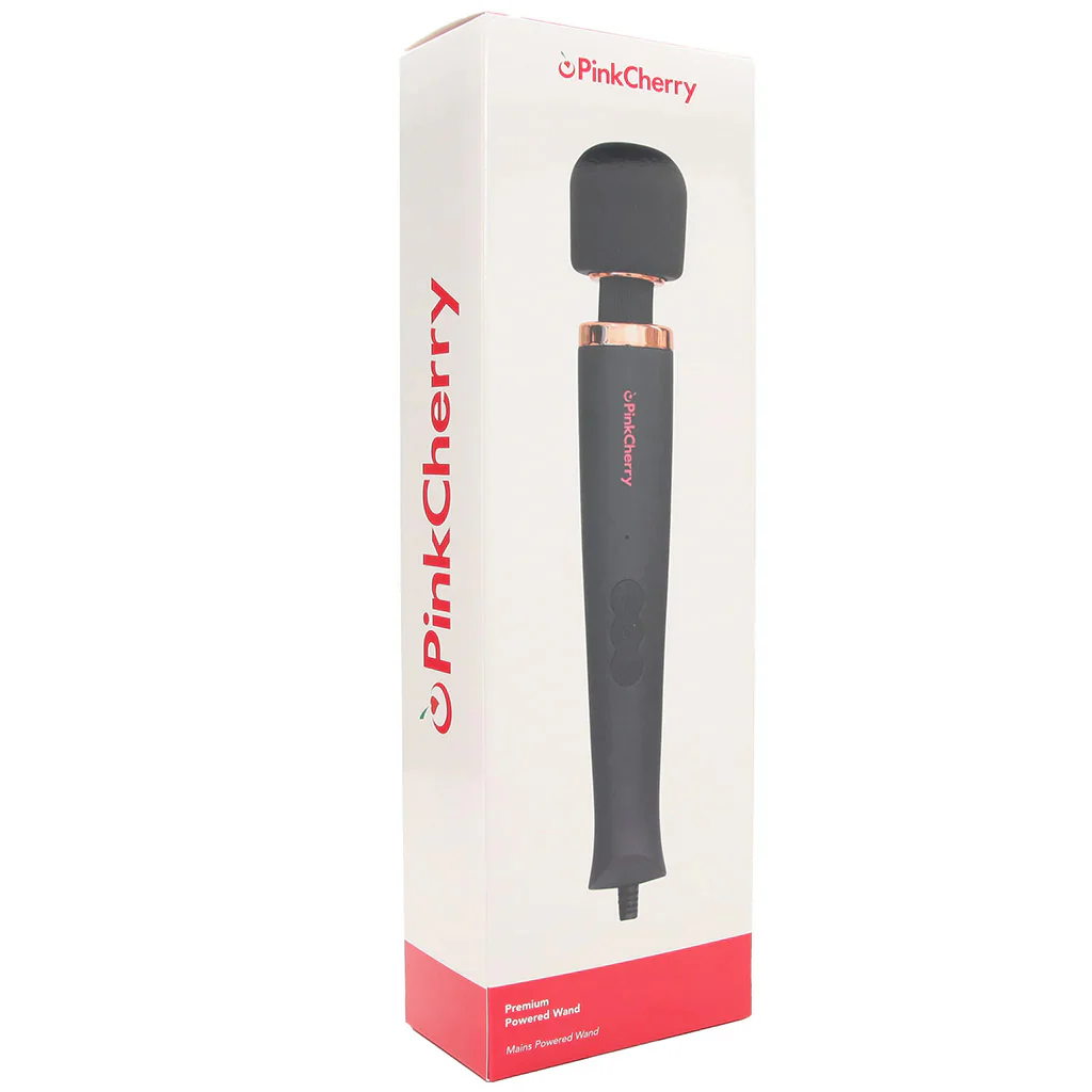 PinkCherry Premium Powered Wand in Black - Image 9