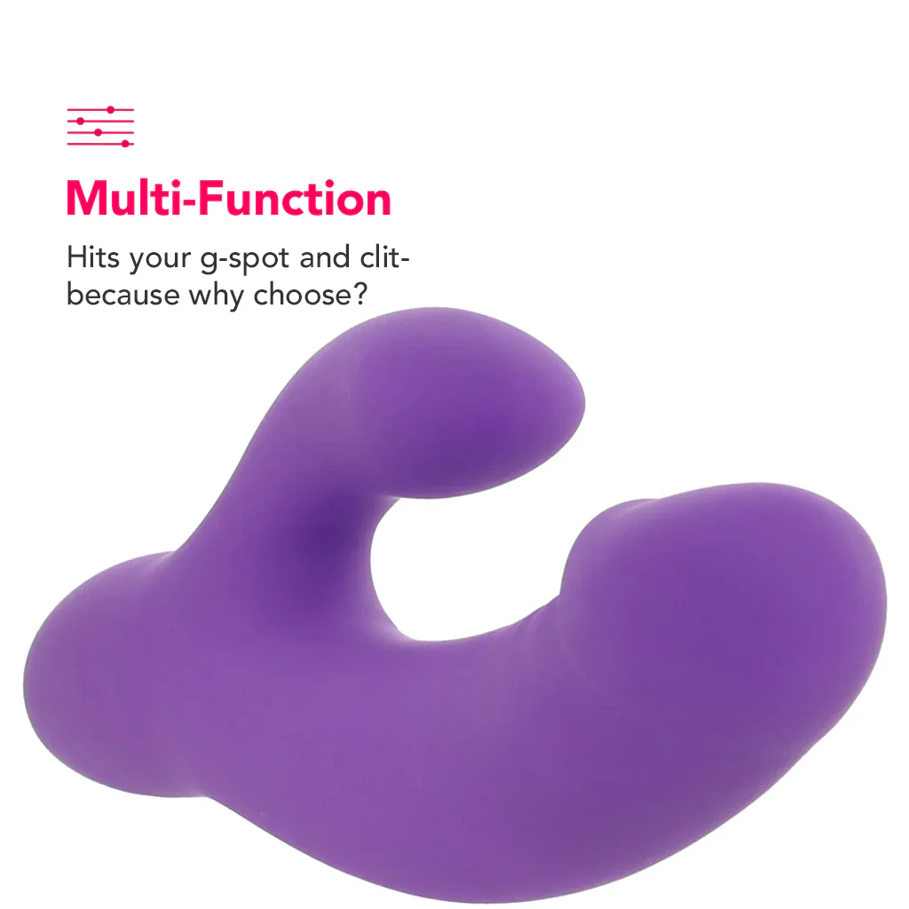PinkCherry Realistic Slim Rabbit Vibe in Purple - Image 2