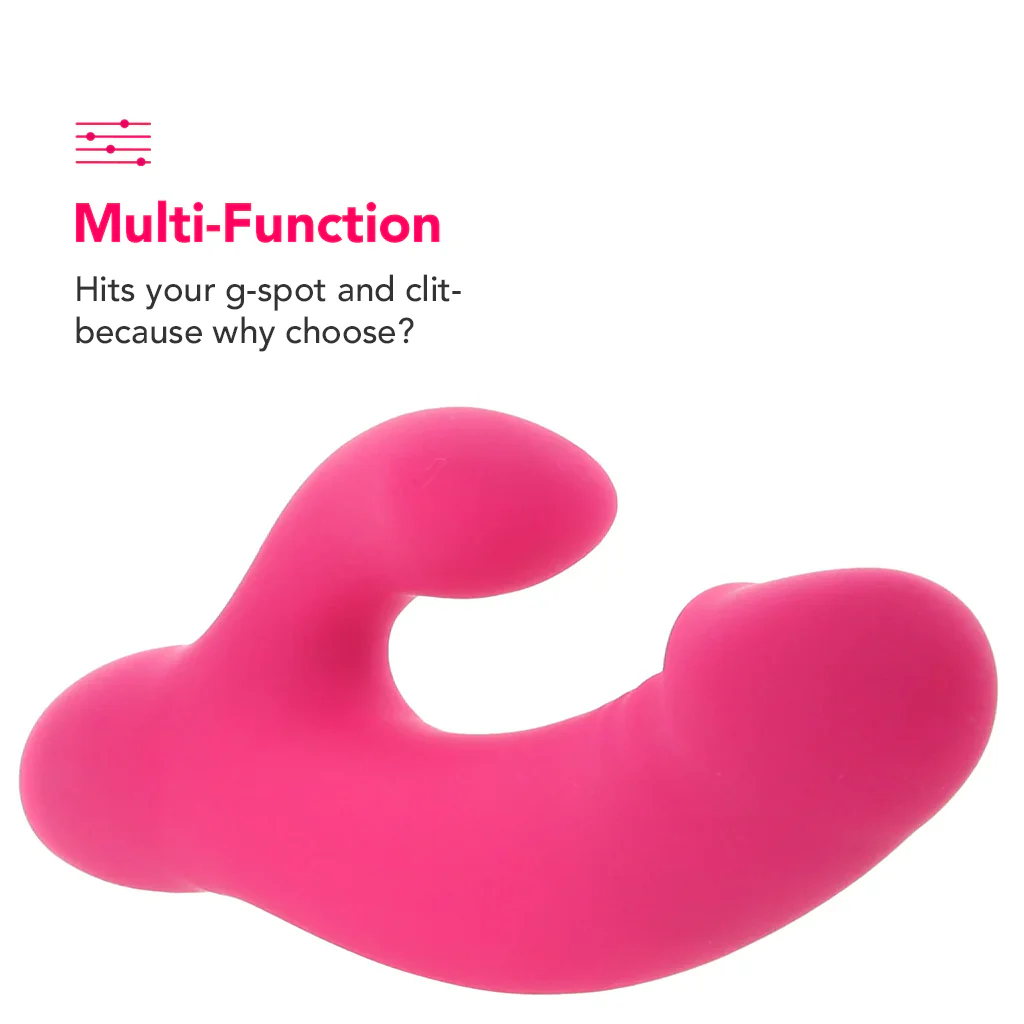 PinkCherry Realistic Slim Rabbit Vibe in Pink - Image 2