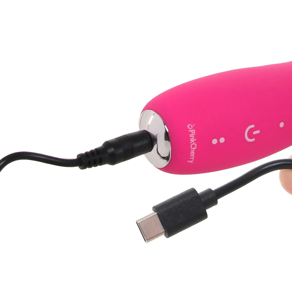 PinkCherry Realistic Slim Rabbit Vibe in Pink - Image 7