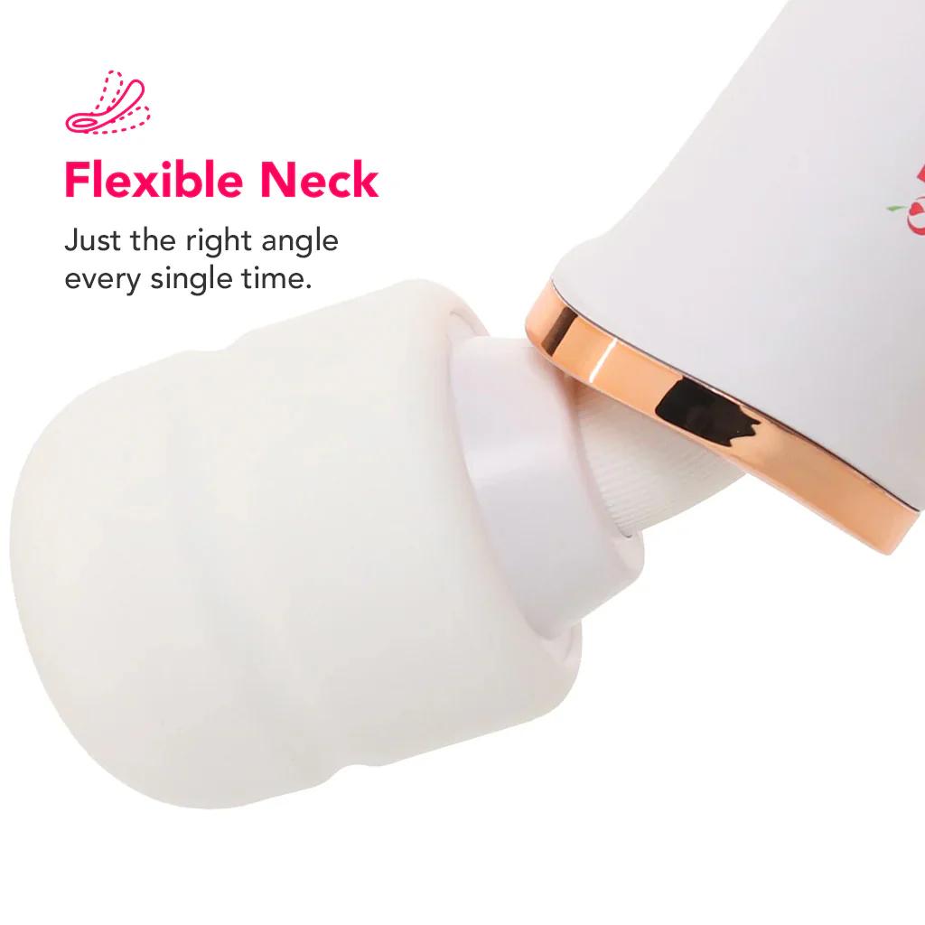 PinkCherry Rechargeable Wand in White - Image 2
