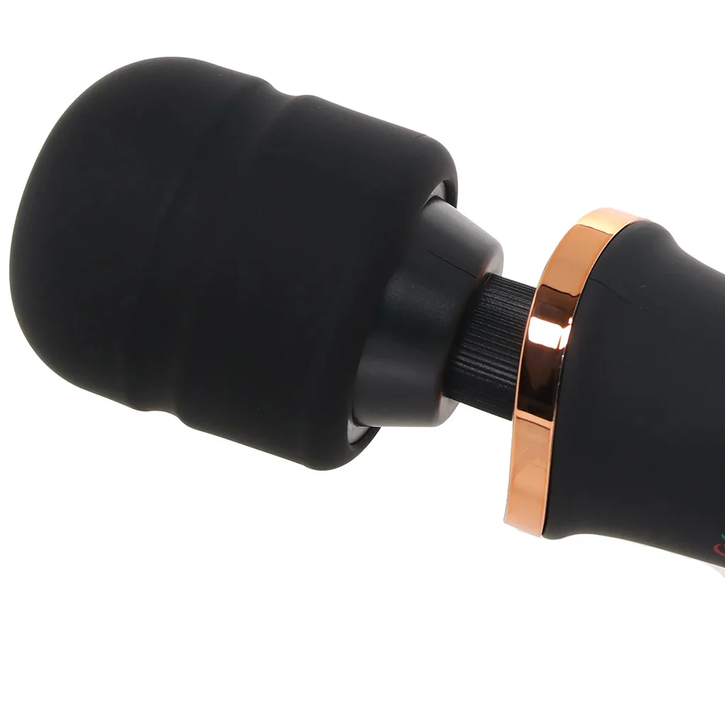 PinkCherry Rechargeable Wand in Black - Image 8