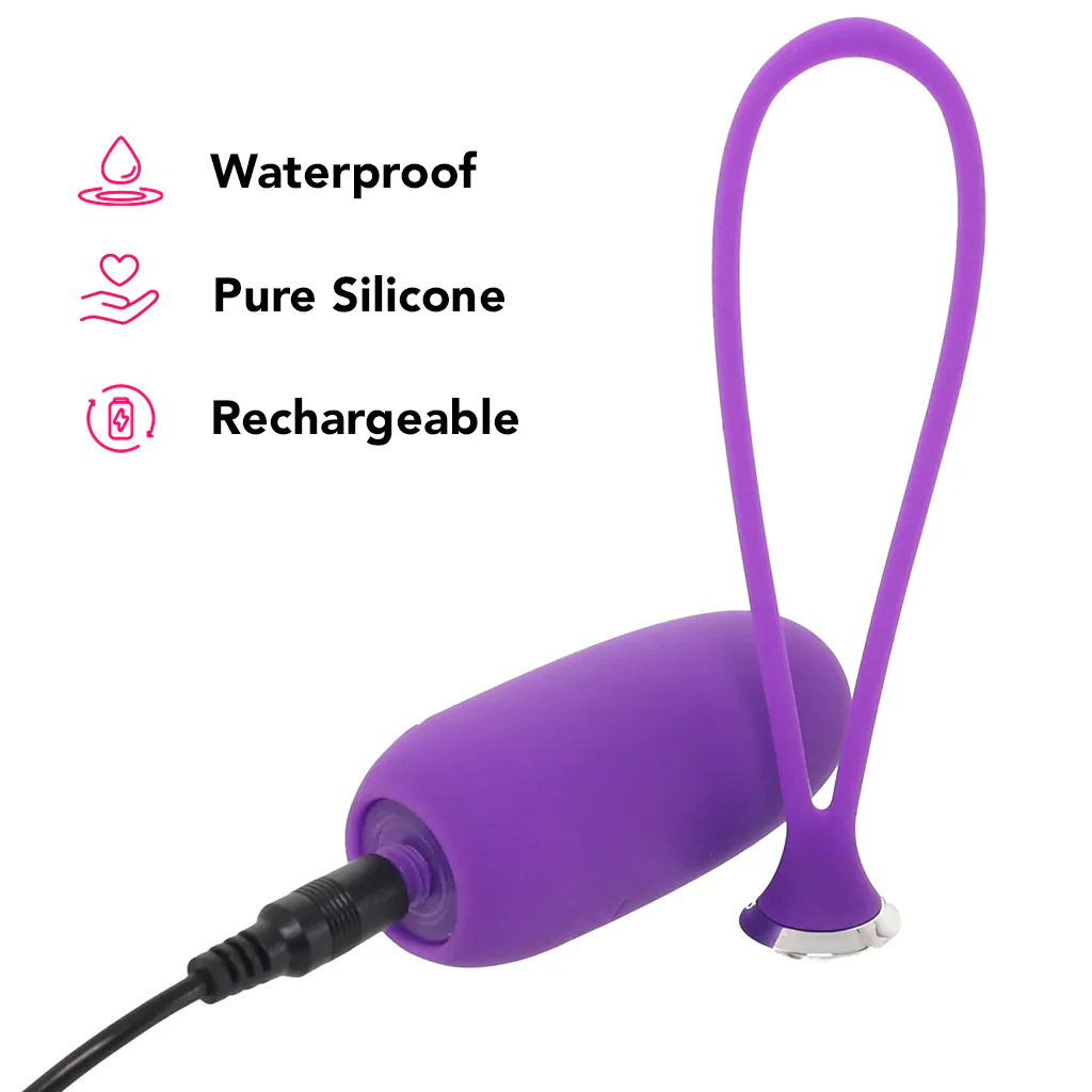 PinkCherry Remote Control Bullet Vibe in Purple - Image 7