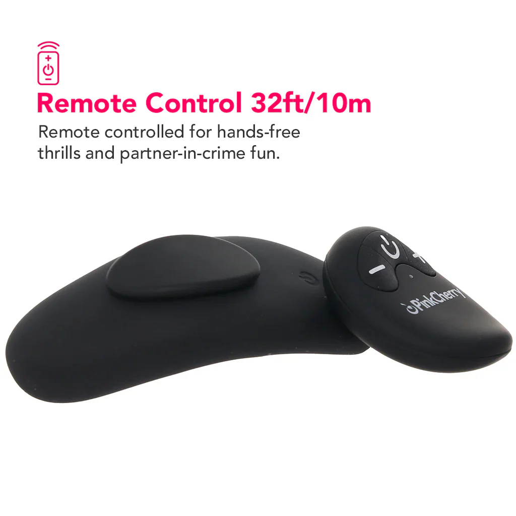 PinkCherry Remote Control Panty Vibe in Black - Image 3