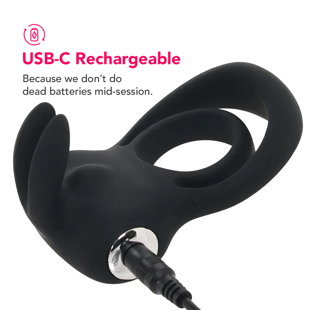 PinkCherry Remote Vibrating Rabbit Cock Ring - Image 8