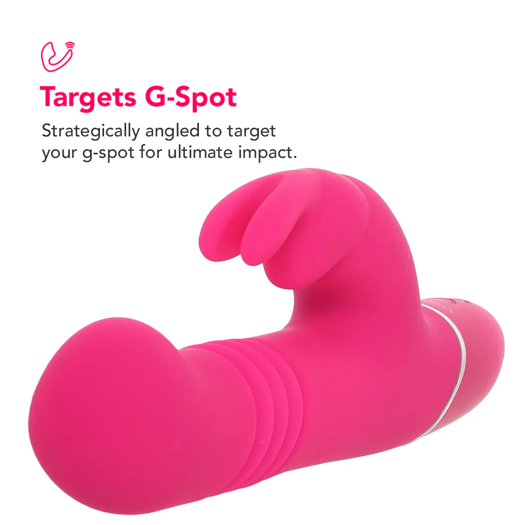 PinkCherry Thrusting Rabbit Vibe in Pink - Image 2