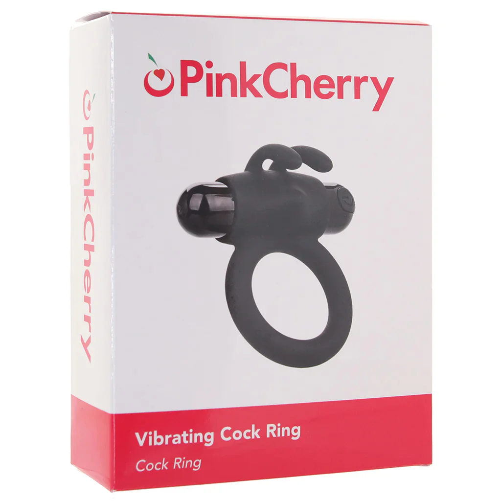 PinkCherry Vibrating Cock Ring - Image 9