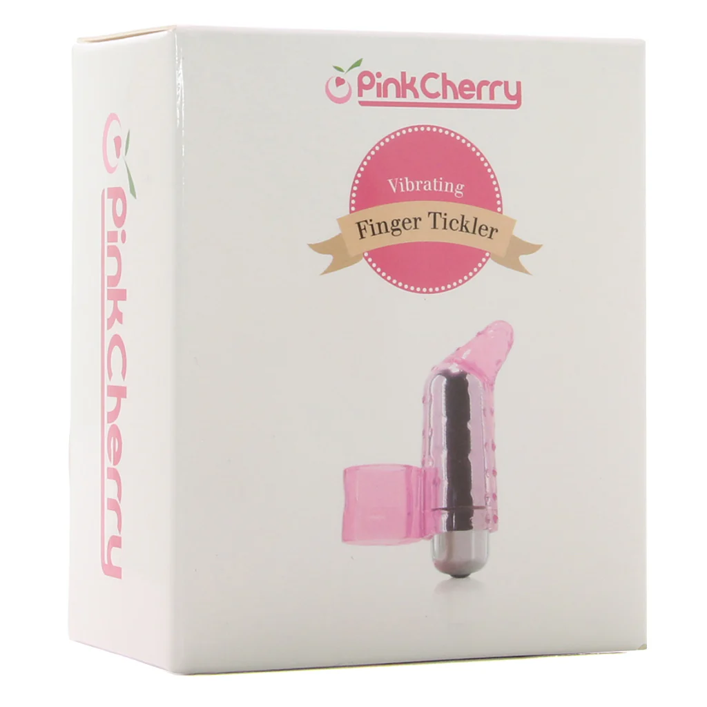 PinkCherry Vibrating Finger Tickler Vibe - Image 6