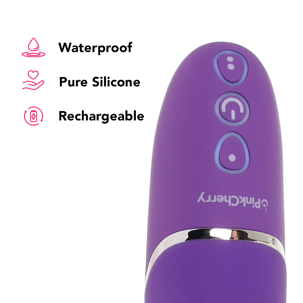PinkCherry Warming G-Spot Rabbit Vibe in Purple - Image 5