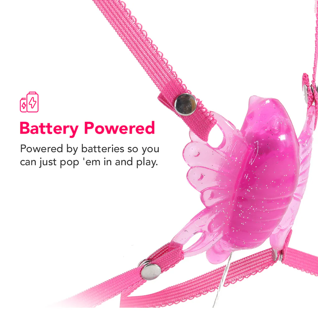 PinkCherry Wearable Butterfly Vibe in Pink - Image 2