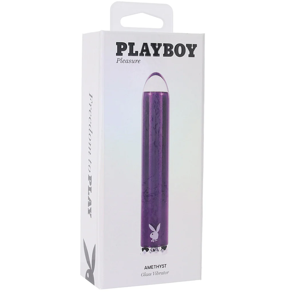 Playboy Amethyst Glass Vibe - Image 6