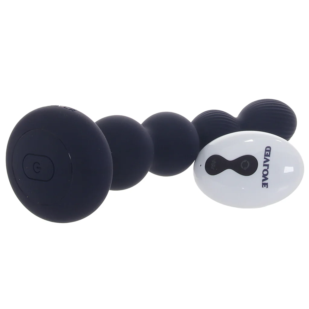 Pleasure Orbit Rotating Beaded Anal Vibe - Image 5