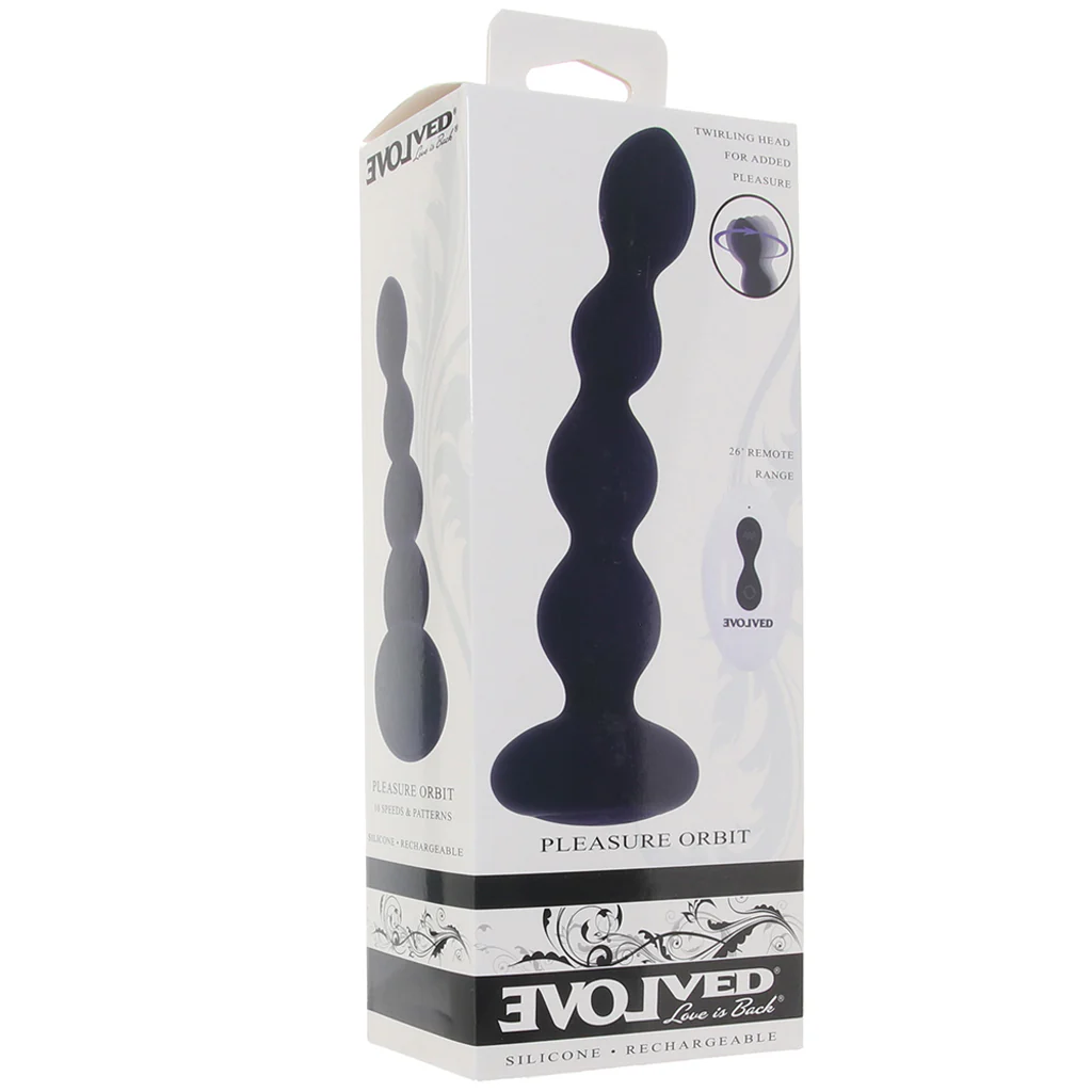 Pleasure Orbit Rotating Beaded Anal Vibe - Image 6