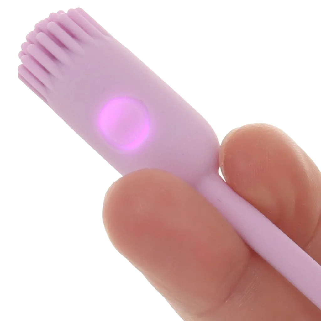 Plume Flexible Brush Tail Bullet Vibe in Lilac - Image 2