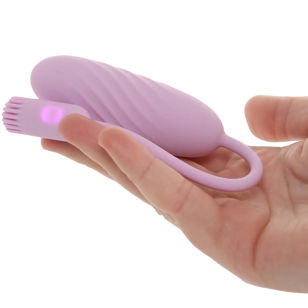 Plume Flexible Brush Tail Bullet Vibe in Lilac - Image 4