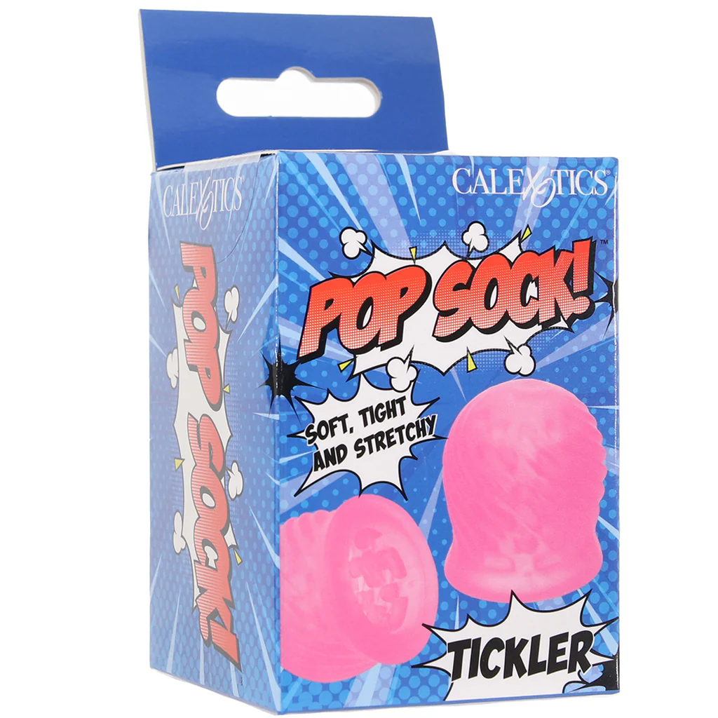 Pop Sock! Tickler Mini Stroker in Pink - Image 6