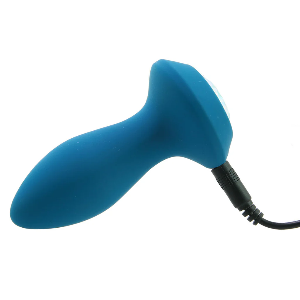 Power Gem Vibrating Petite Crystal Probe in Blue - Image 3