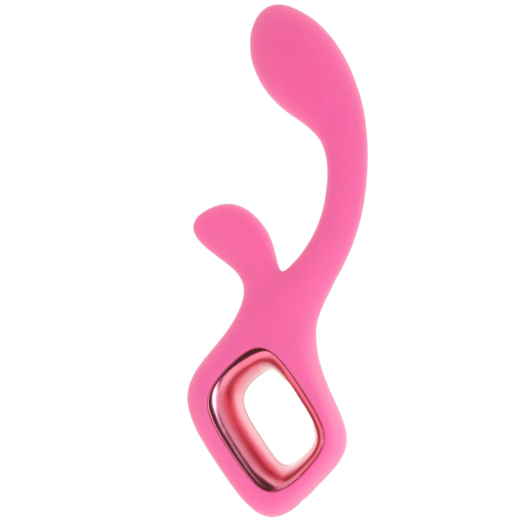 Pretty in Pink Velvet G-Spot Rabbit Vibe - Image 3