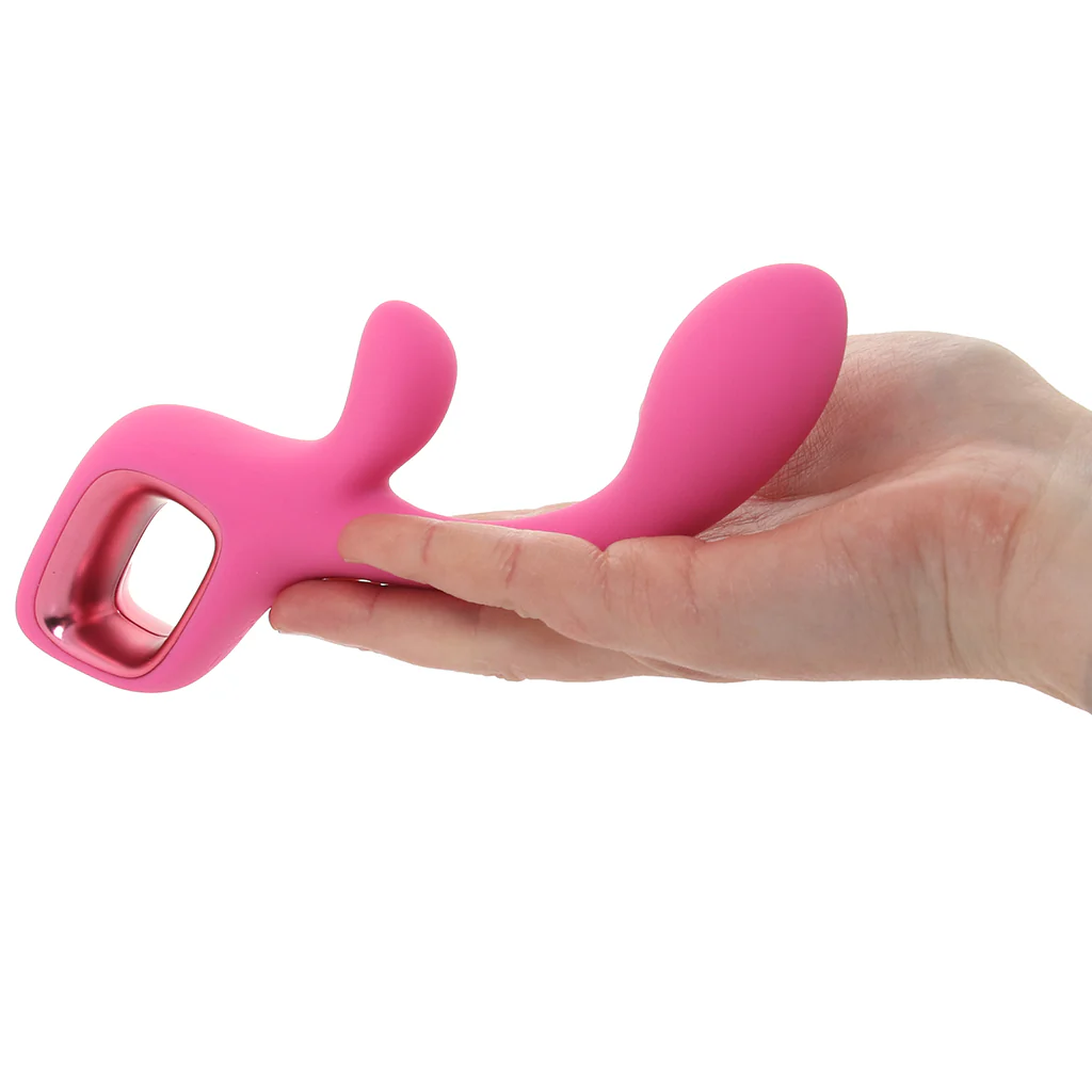 Pretty in Pink Velvet G-Spot Rabbit Vibe - Image 4
