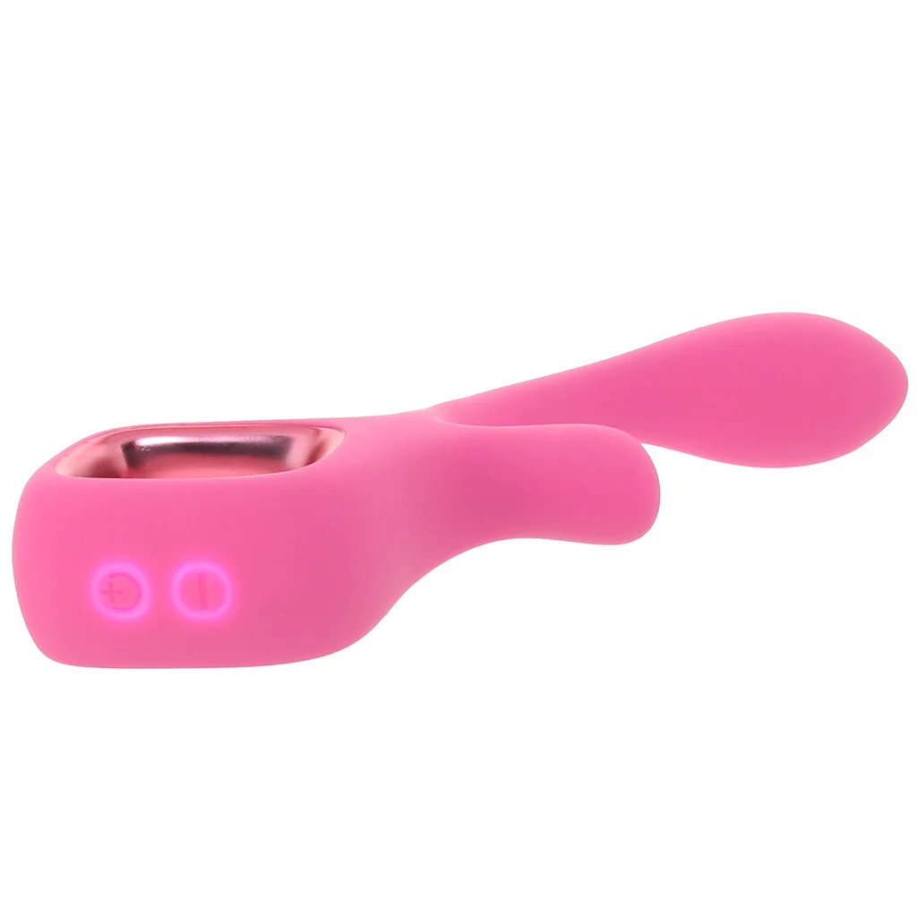 Pretty in Pink Velvet G-Spot Rabbit Vibe - Image 5