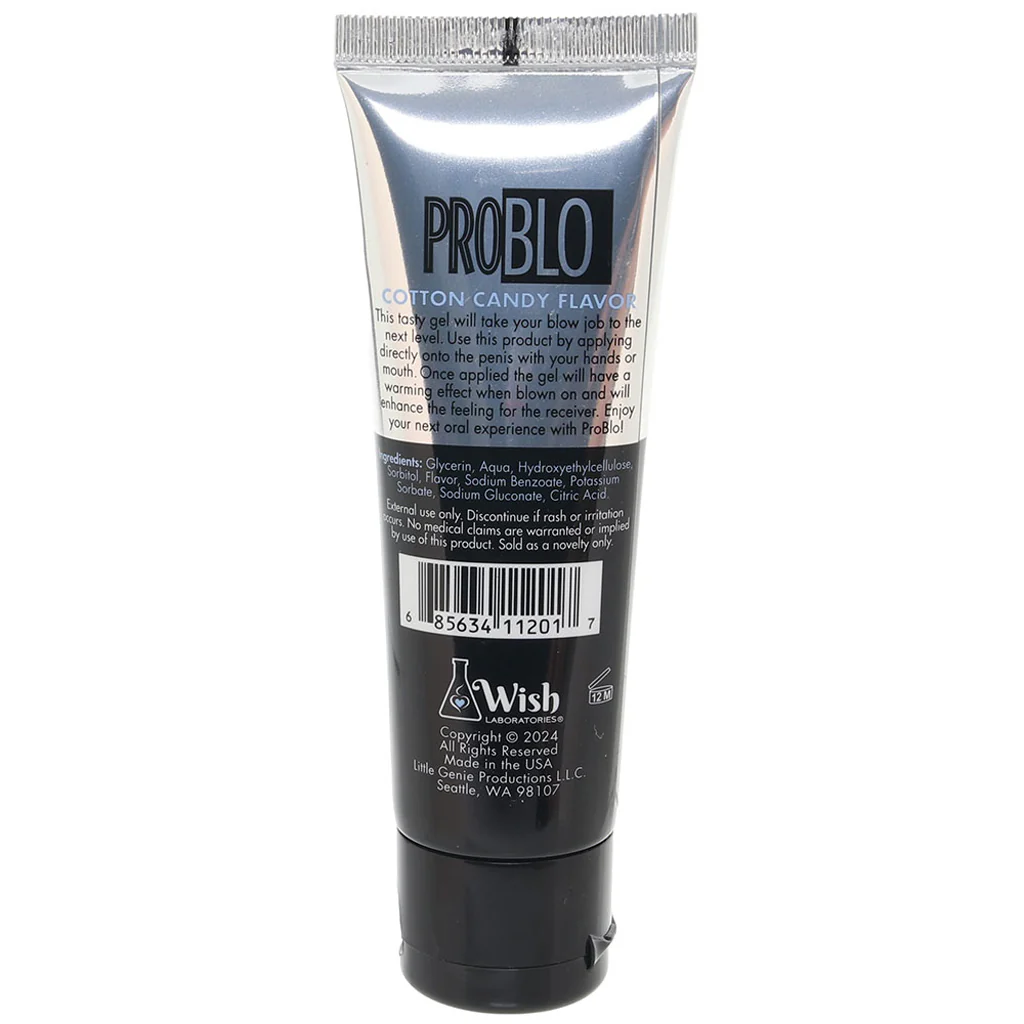 Pro Blo Flavored Oral Gel 1.5oz/44ml in Cotton Candy - Image 6