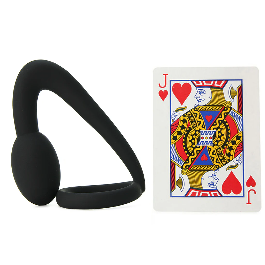 Prostatic Play Explorer Silicone Cock Ring & Prostate Plug - Image 4