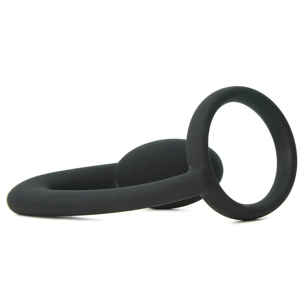 Prostatic Play Explorer Silicone Cock Ring & Prostate Plug - Image 5