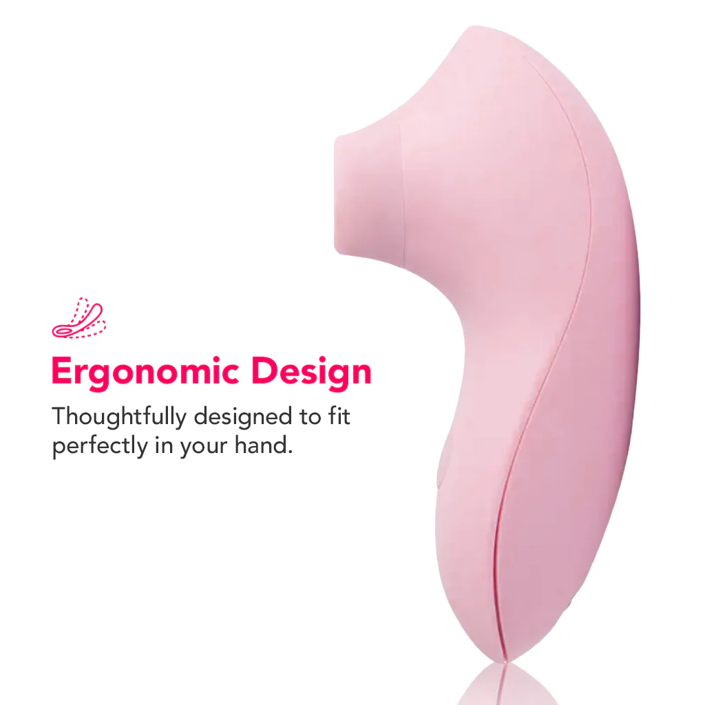 Pulse Lite Neo Suction Stimulator with App in Pale Rosette - Image 4