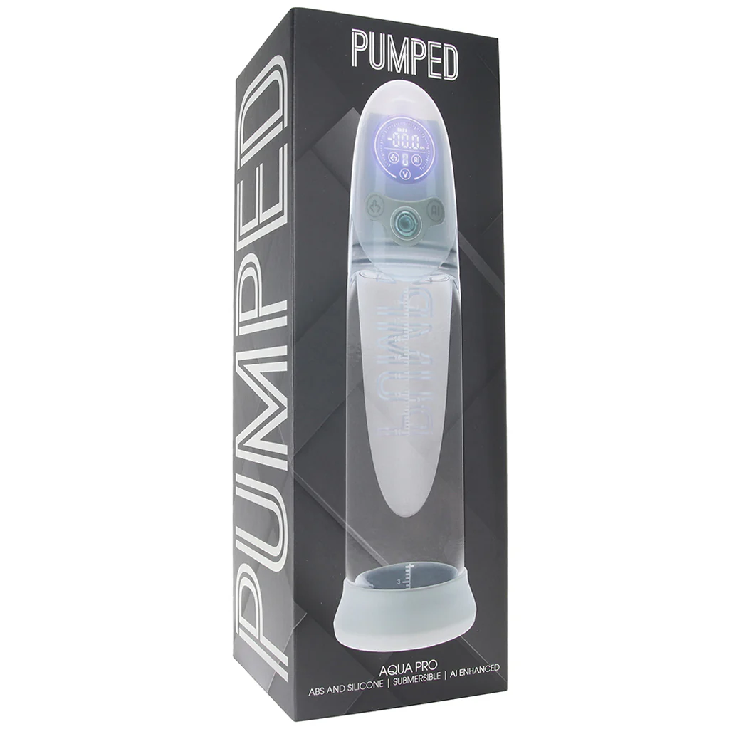 Pumped Aqua Pro AI Penis Pump in Grey - Image 6
