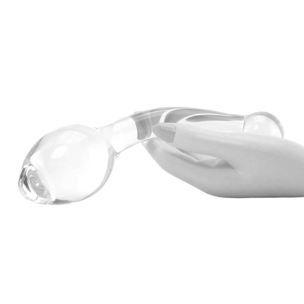 gläs Pure Indulgence Anal Slider Glass Dildo - Image 4