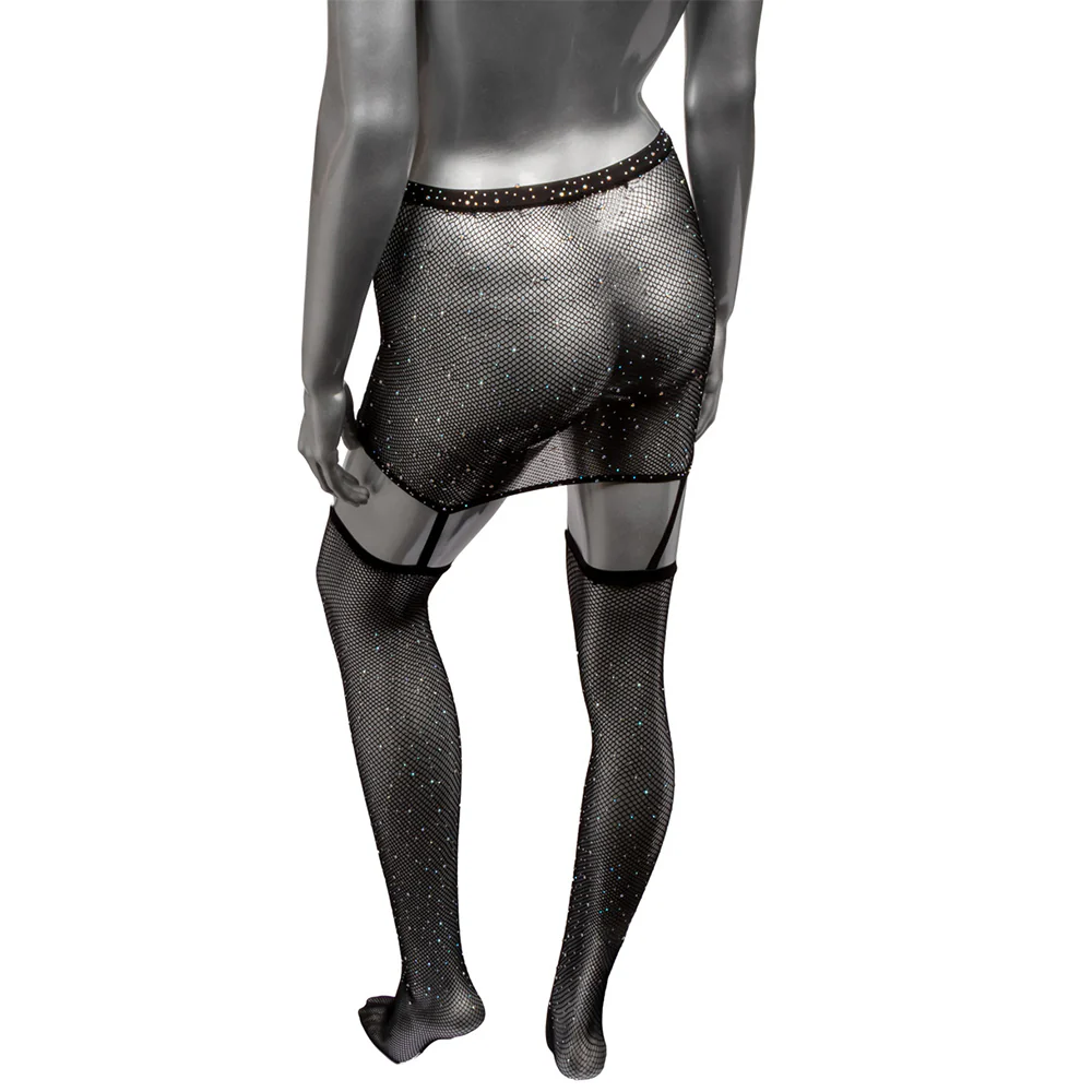 Radiance One Piece Gartered Skirt and Stockings XL - Image 5