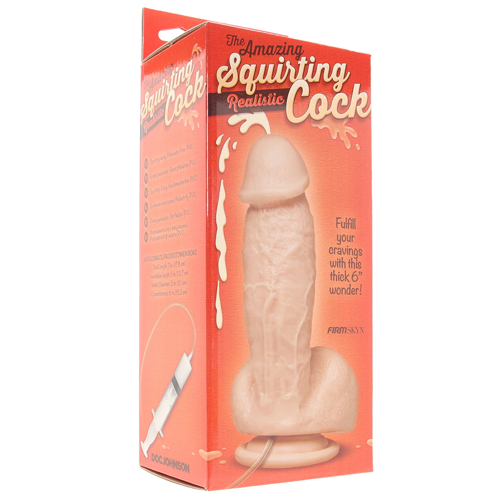 The Amazing Squirting Realistic Cock in White - Image 9