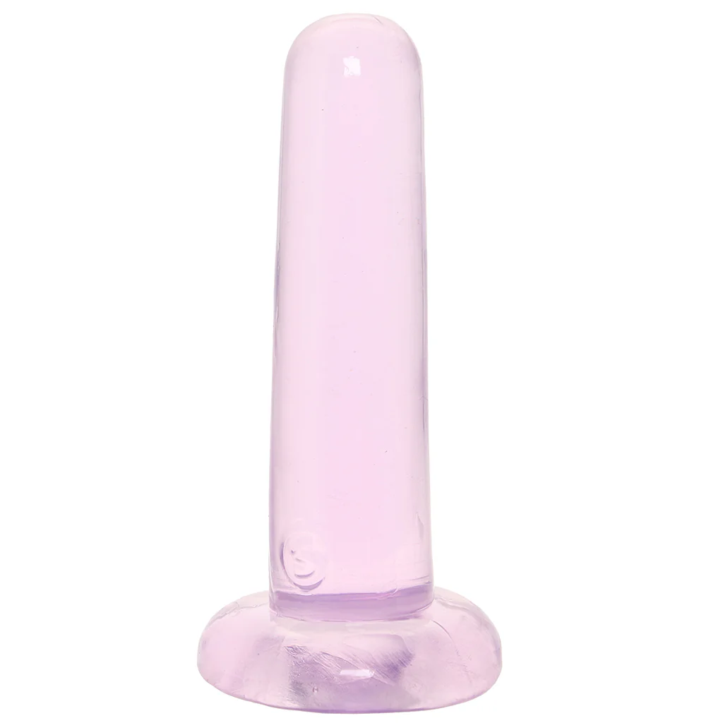 RealRock 5 Inch Straight Dildo in Purple