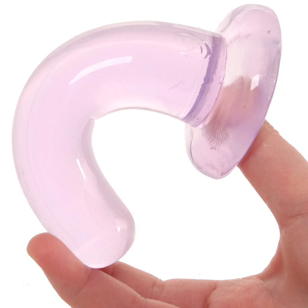 RealRock 5 Inch Straight Dildo in Purple - Image 8