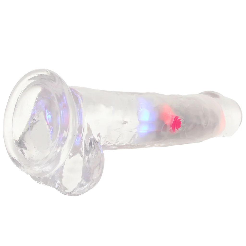 RealRock 6 Inch Light Up Vibrating Ballsy Dildo - Image 5