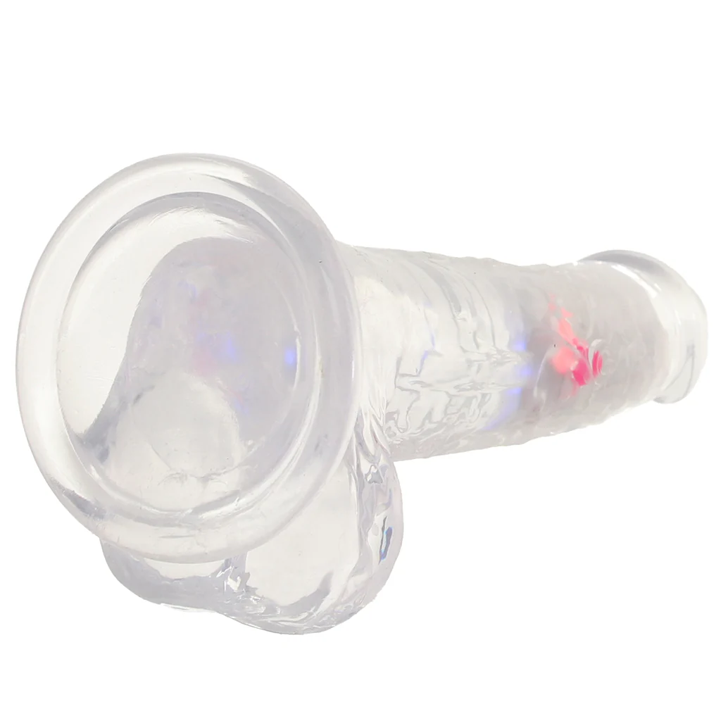 RealRock 8 Inch Light Up Vibrating Ballsy Dildo - Image 5