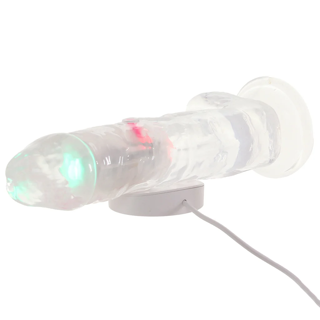 RealRock 8 Inch Light Up Vibrating Ballsy Dildo - Image 6
