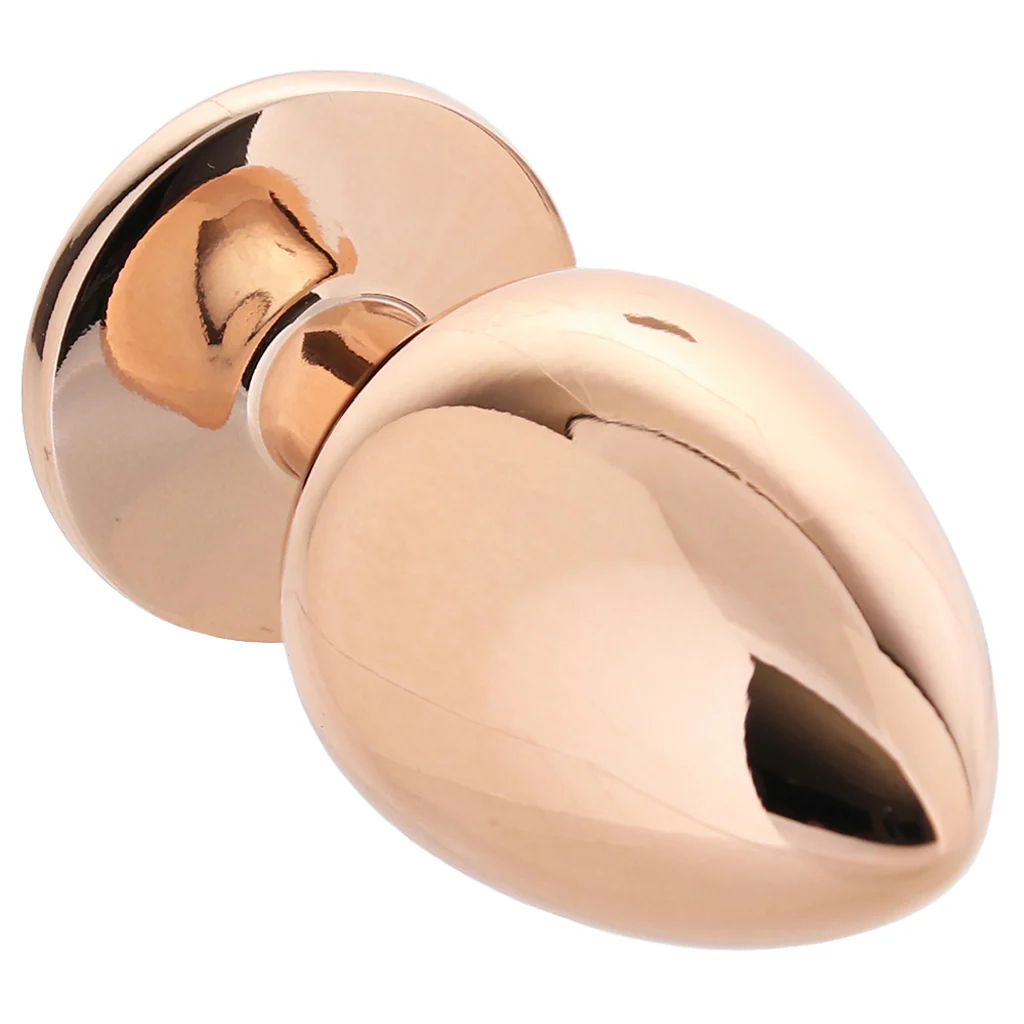 Rear Assets Round Gem Metal Plug Kit in Rose - Image 2