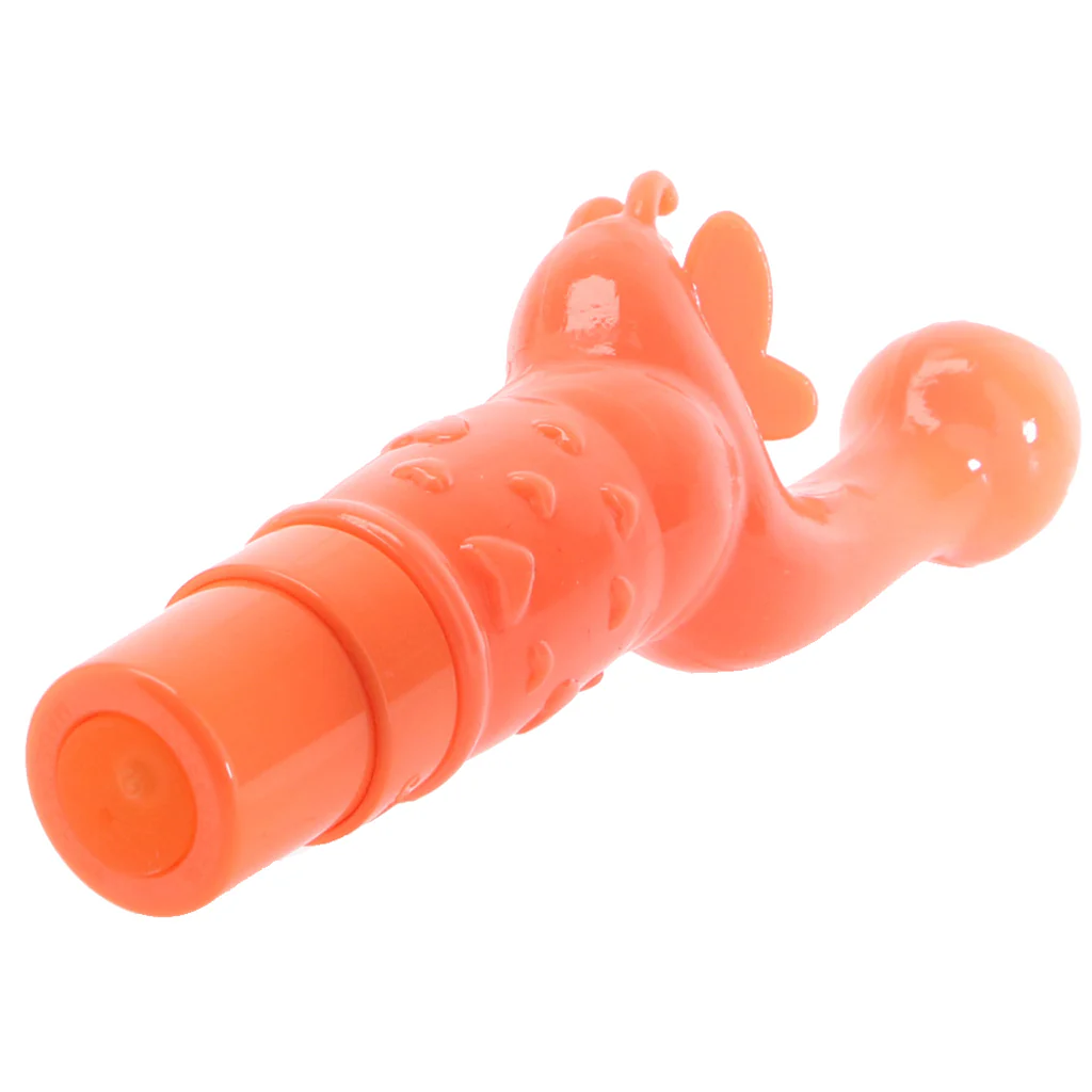 Rechargeable Butterfly Kiss Vibe in Orange - Image 5