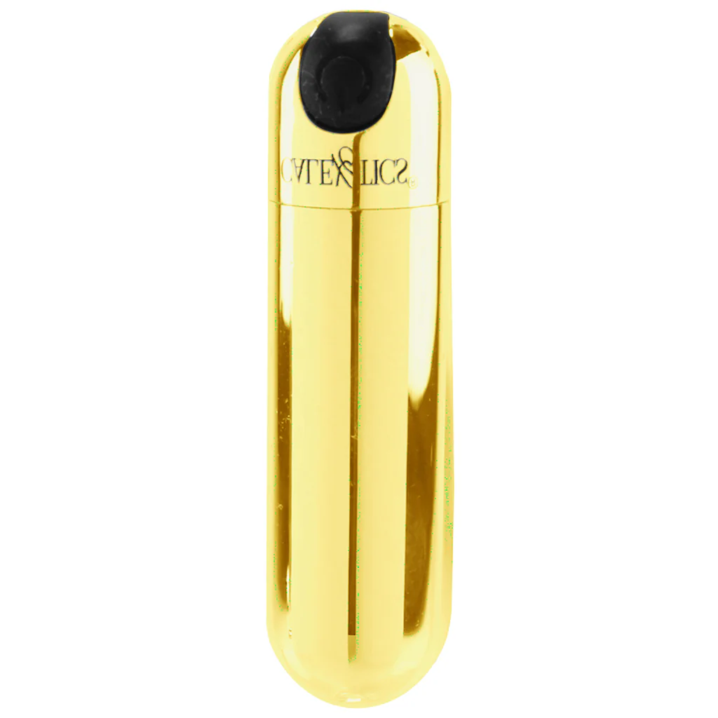 Rechargeable Hideaway Bullet Vibe in Gold - Image 5