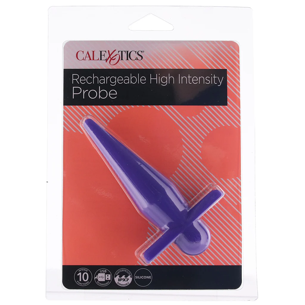 Rechargeable High Intensity Anal Probe in Purple - Image 6