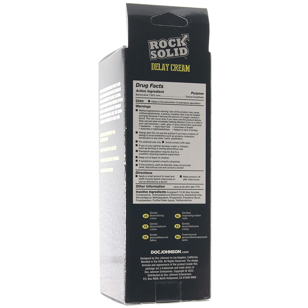 Rock Solid Delay Cream in 2oz - Image 5